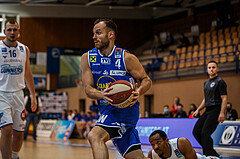 Basketball, bet-at-home Basketball Superliga 2020/21, Grunddurchgang 14. Runde, Oberwart Gunners, Gmunden Swans, Enis Murati (4)