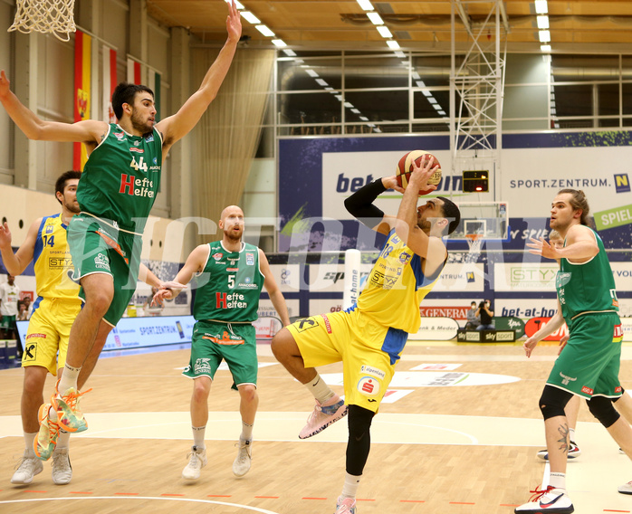 Basketball Superliga 20120/21, 1. Plazierungsrunde SKN St.Pölten vs. Kapfenberg Bulls


