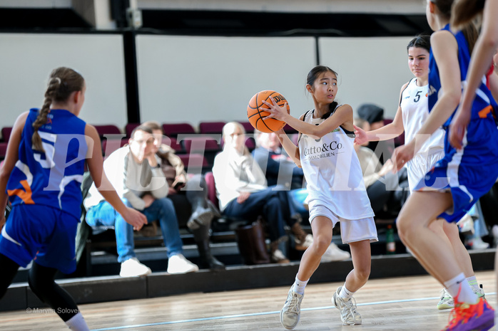 02.03.2025 Österreichischer Basketballverband 2024/25, SLWU16 Basket Flames UNION vs. DBB  Basketgirls Wels