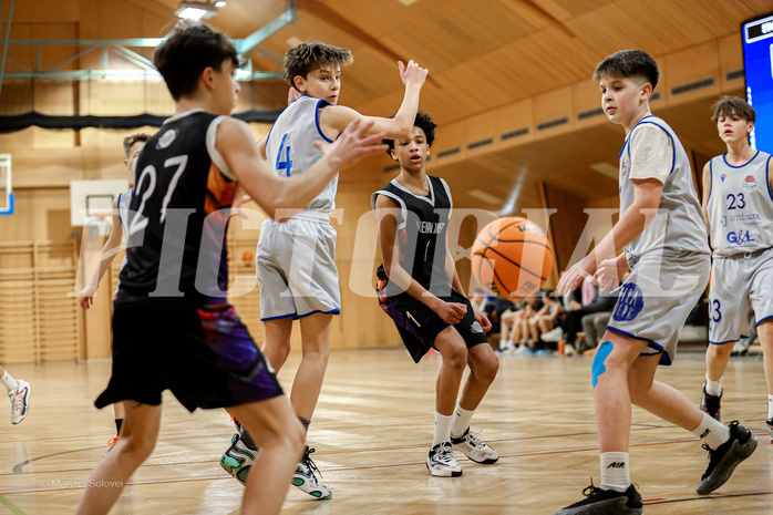 09.03.2025 Österreichischer Basketballverband 2024/25, SLMU14, STARS Basketball vs Vienna United