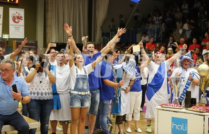 Basketball ABL 2015/16 Playoff Finale Spiel 3 WBC Wels vs. Oberwart Gunners


