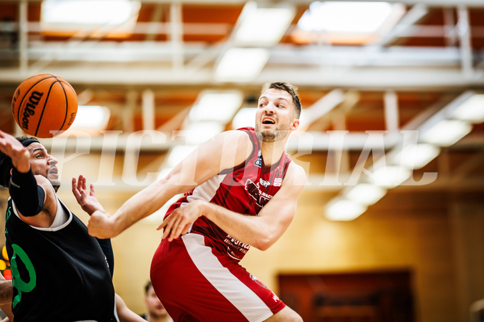 Basketball, Basketball Zweite Liga 2023/24, Playoff, Finale Spiel 1, Mistelbach Mustangs, Union Deutsch Wagram Aligators, Jan Kozina (8)