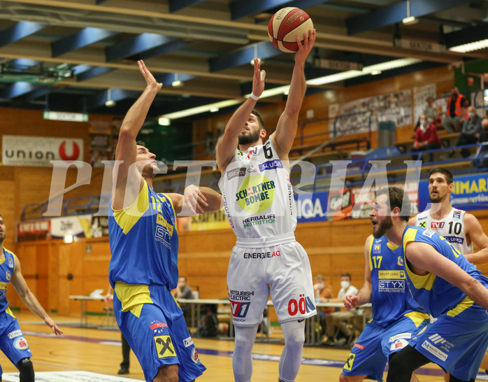 Basketball Superliga 2020/21, Grunddurchgang 8.Runde Gmunden Swans vs. SKN St.Pölten


