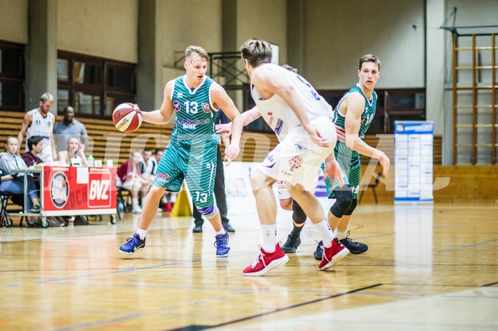 Basketball, 2.Bundesliga, Grunddurchgang 2.Runde, Mattersburg Rocks, KOS Celovec, Erik Kralj (13)