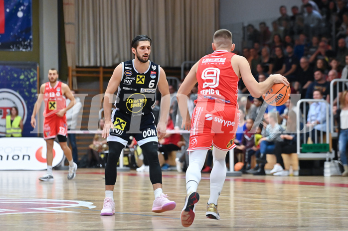 Basketball, Superliga 2024/25, Grunddurchgang 7.Runde, Flyers Wels vs. Gmunden,