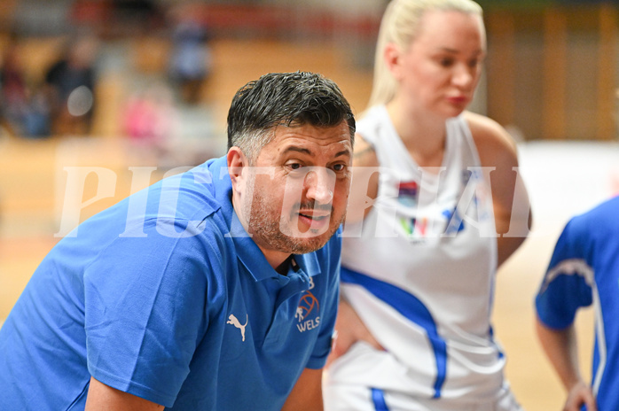 Basketball Superliga 2024/25, Grunddurchgang 8.Runde, DBB Wels vs Vienna Timberwolves,

