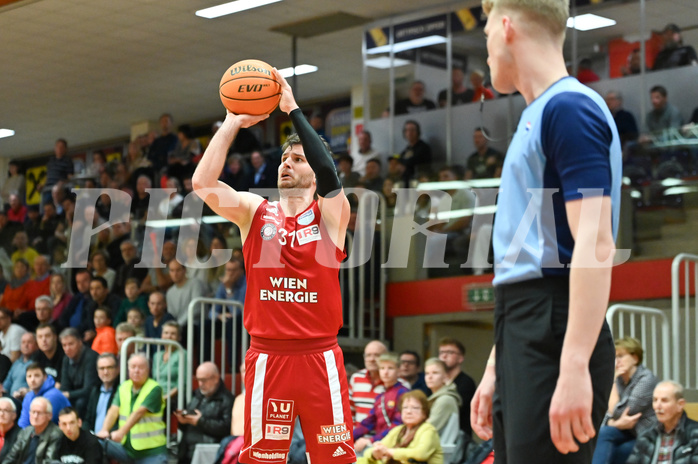 Basketball, Superliga 2023/24, Grunddurchgang 20. Runde, Flyers Wels vs. BC Vienna,