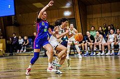 Basketball, Win2Day Basketball Damen Superliga 2024/25, Grunddurchgang 9.Runde, Basket Flames, UBSC-DBBC Graz, Ajla Meskic (10), Agatija Vukicevic (18)