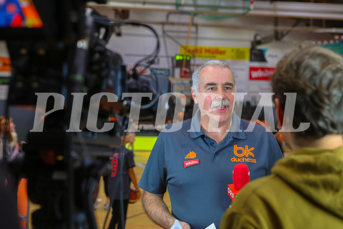 Basketball Damen Superliga 2023/24, Grunddurchgang Spiel 4 BK Duchess Klosterneuburg vs. SKN St.Pölten


