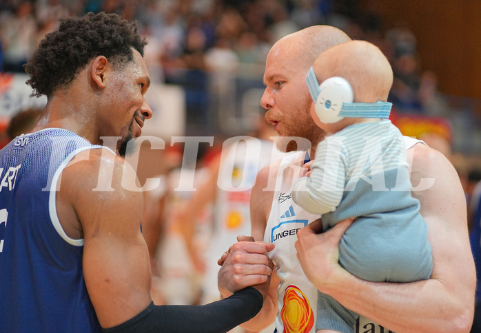 Basketball, Basketball Superliga 2024/25, Playoffs, Finale Spiel 1, Oberwart Gunners vs. BBC Nord Dragonz