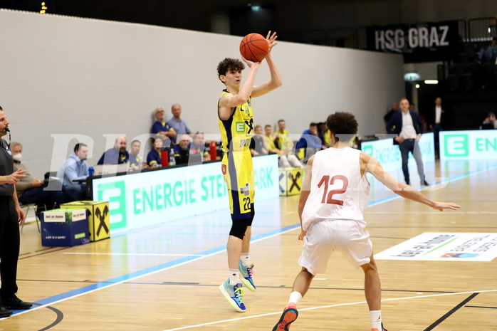 Basketball Superliga 2021/22, Grunddurchgang 5.Runde UBSC Graz vs. Traiskirchen Lions