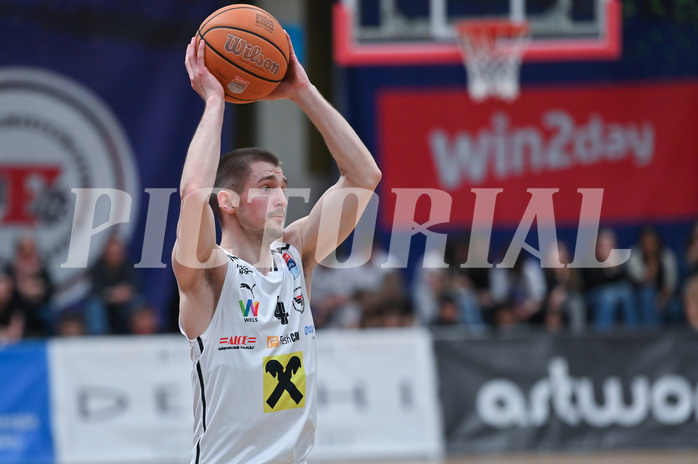 Basketball, Superliga 2024/25, Plazierungsrunde 7.Runde, Flyers Wels vs. Klosterneuburg Dukes,