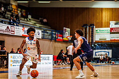 Basketball, win2day Basketball Superliga 2024/25, Grunddurchgang Runde 19, Oberwart Gunners, BBC Nord Dragonz, Caleb Fields (4)