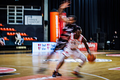 Basketball, Win2Day Superliga 2024/25, Grunddurchgang 20.Runde, BC Vienna, Kapfenberg Bulls, Sheriff Seedy Drammeh (0)