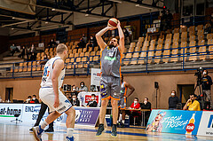 Basketball, bet-at-home Basketball Superliga 2020/21, Platzierungsrunde, 2. Runde, Oberwart Gunners, Klosterneuburg Dukes, Christoph Jakubowski (12)