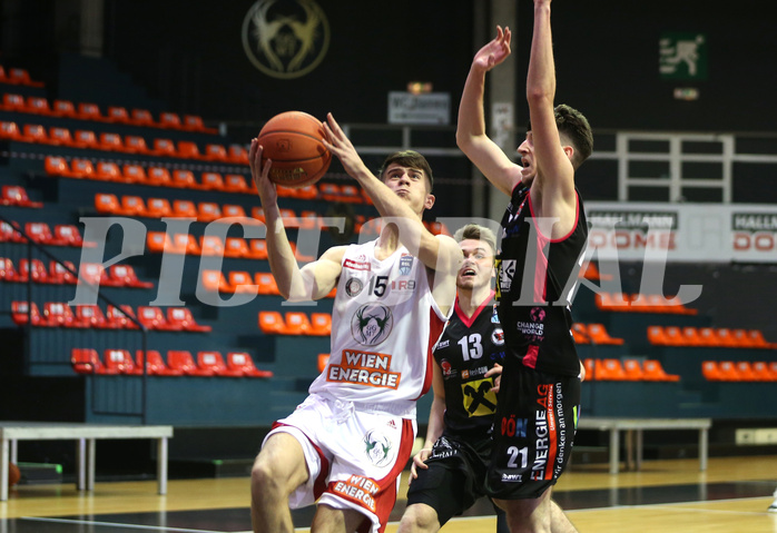 Basketball Superliga 2021/22, Grunddurchgang 5.Runde BC Vienna vs. Flyers Wels


