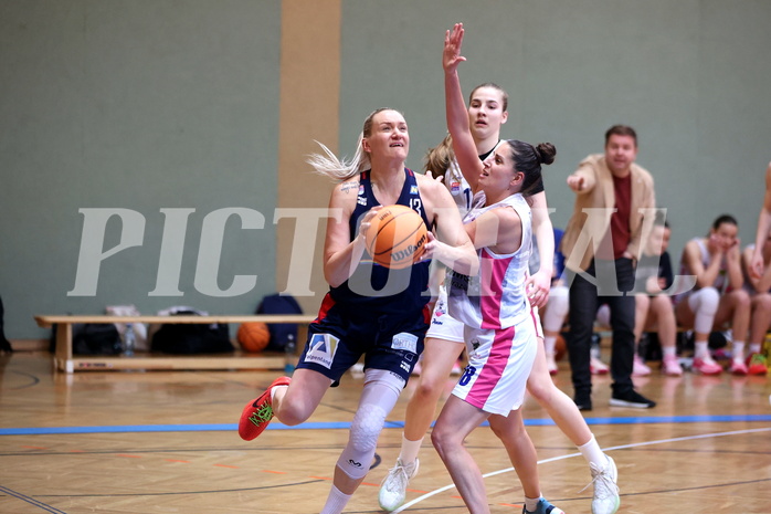 20.03.2024, Graz, Unionhalle A, Basketball Damen Superliga 2023/24, Semifinale, UBSC-DBBC Graz - SKN St. Pölten Frauen,  