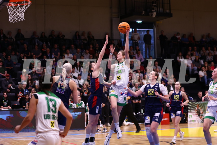 01.04.2024, Graz, Raiffeisen Sportpark, Basketball Damen Superliga 2023/24, Finale, Spiel 2, UBI Holding Graz - SKN St. Pölten Frauen ,  