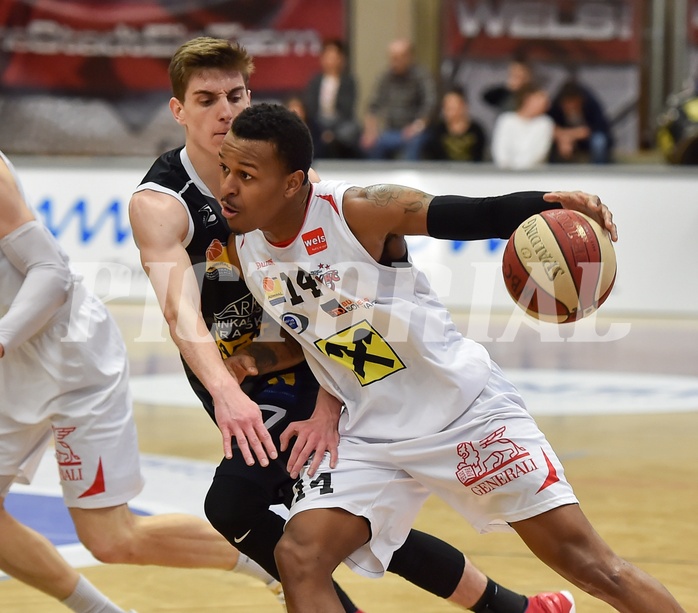 Basketball ABL 2015/16 Grunddurchgang 27.Runde WBC Wels vs Traiskirchen Lions