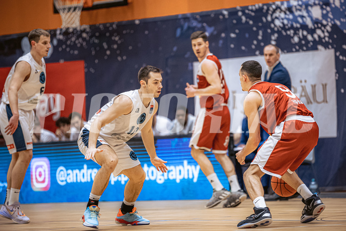 Basketball, Win2Day Superliga 2022/23, 5. Qualifikationsrunde, Vienna Timberwolves, Traiskirchen Lions, Jakob Szkutta (10)