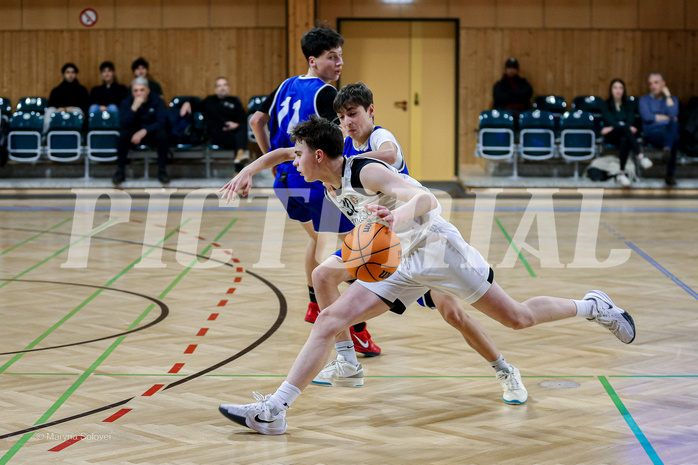 16.02.2025 Österreichischer Basketballverband 2024/25, SLMU16 Basket Flames WAT vs SG Salzkammergut