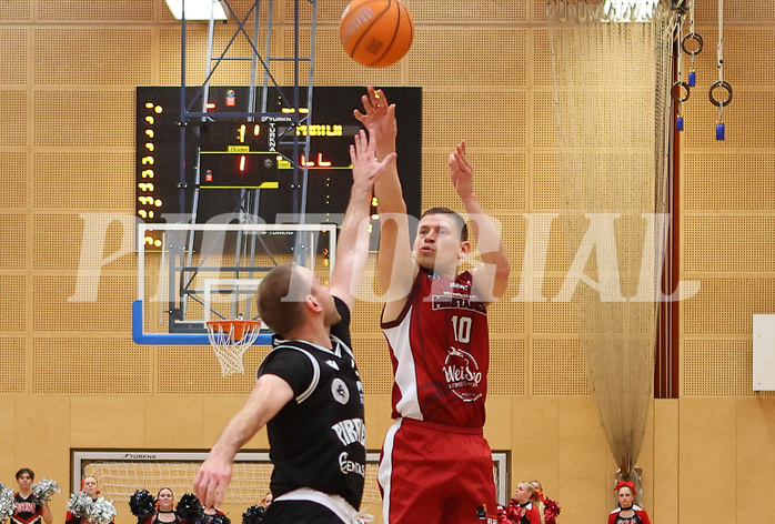 Basketball Zweite Liga 2024/25, Playoffs, Finale Spiel 3 Mistelbach Mustangs vs. Wörthersee Piraten


