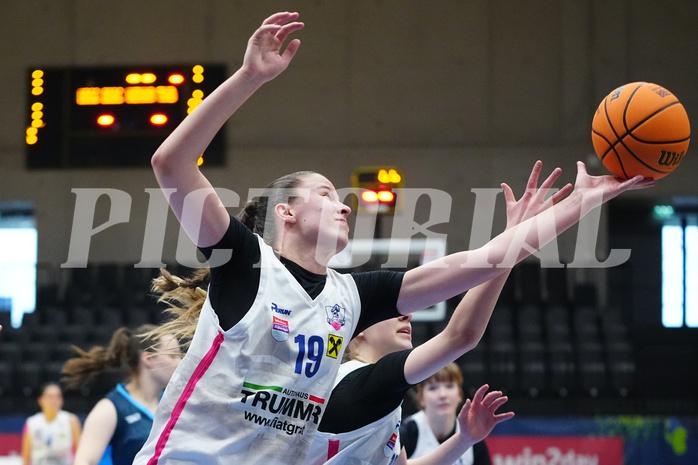 Basketball Damen Superliga 2023/24, Grunddurchgang, 14. Runde, UBSC Graz vs. Timberwolves


