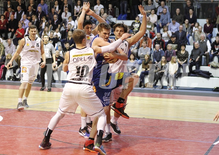 Basketball ABL 2015/16 Grunddurchgang 26.Runde  Güssing Knights vs Kapfenberg Bulls