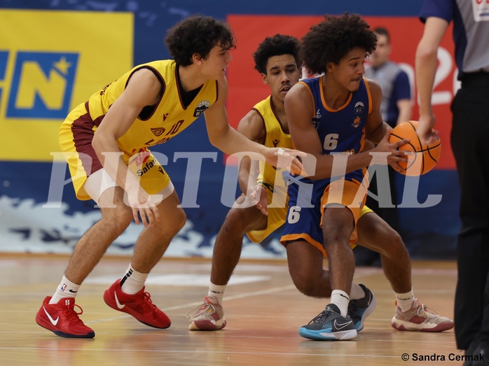 Basketball Zweite Liga 2024/25, Grunddurchgang 8.Runde Traiskirchen Lions NextGen vs. BBU Salzburg