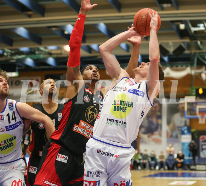 Basketball Superliga 2021/22, Grunddurchgang 9.Runde Gmunden Swans vs. BC Vienna


