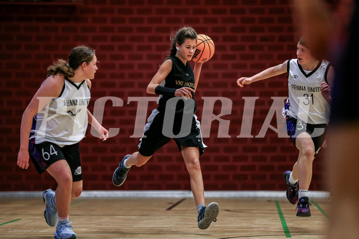 23.11.2024 Österreichischer Basketballverband 2024/25, SLWU14, Vienna United vs. VKL Vikings Swans


