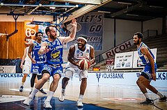 Basketball, bet-at-home Basketball Superliga 2020/21, Halbfinale Spiel 2, Oberwart Gunners, Gmunden Swans, Quincy Diggs (13)