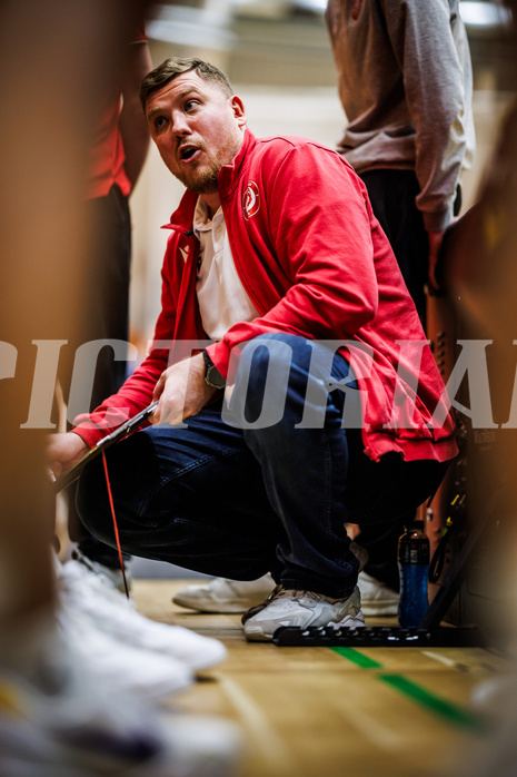 Basketball, Basketball Zweite Liga 2024/25, Grunddurchgang 20.Runde, Vienna Timberwolves, Traiskirchen Lions NexGen, Paulius Barkus (Head Coach)