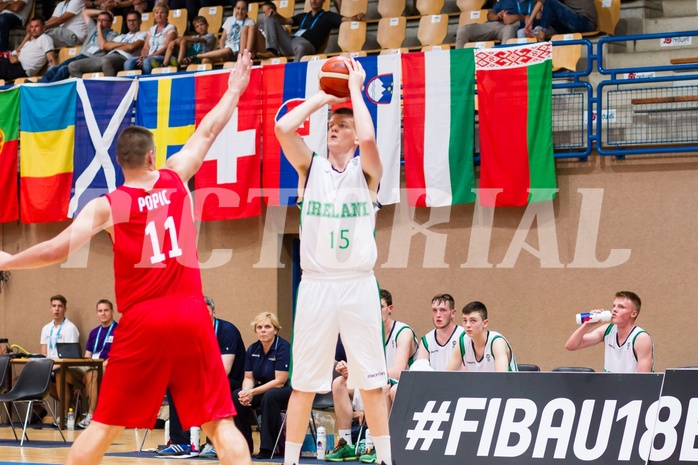 FIBA U20 European Championship Men 2015 DIV B Team Ireland vs Team Austria