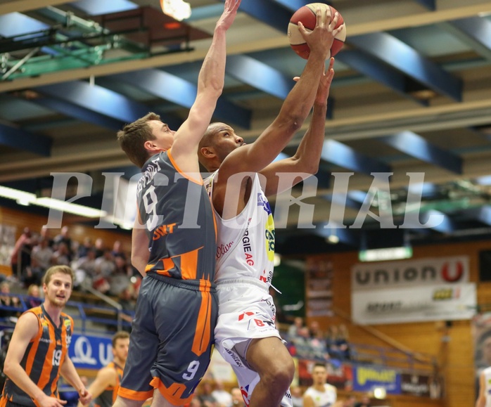 Basketball ABL 2017/18, Grunddurchgang 28.Runde Gmunden Swans vs. BK KLosterneuburg Dukes