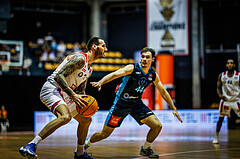 Basketball, Win2Day Superliga 2023/24, Grunddurchgang 8.Runde, BC Vienna, Vienna Timberwolves, Ivan Siriscevic (17)