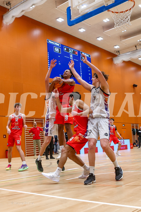 11.01.2025 Österreichischer Basketballverband 2024/25, SLMU19, Vienna United vs BC Vienna