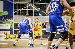 Basketball, bet-at-home Basketball Superliga 2021/22, Platzierungsrunde 9.Runde, SKN St. Pölten Basketball, Oberwart Gunners, Roman Jagsch (9)