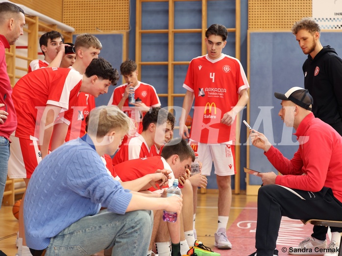Basketball Superliga 2024/25, SLMU16 Traiskirchen Lions Academy  vs. UBSC Graz 


