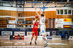 Basketball, bet-at-home Basketball Superliga 2021/22, Grunddurchgang Runde 10, Oberwart Gunners, Traiskirchen Lions, Tihomir Vranjes (7)