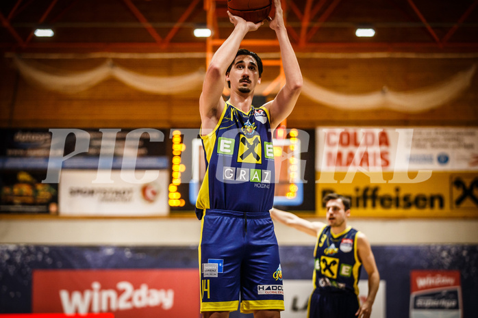 Basketball, win2day Basketball Superliga 2022/23, 4. Qualifikationsrunde, BBC Nord Dragonz, UBSC Graz, Mario Spaleta (14) Basketball, win2day Basketball Superliga 2022/23, 4. Qualifikationsrunde, BBC Nord Dragonz, UBSC Graz, Mario Spaleta (14)