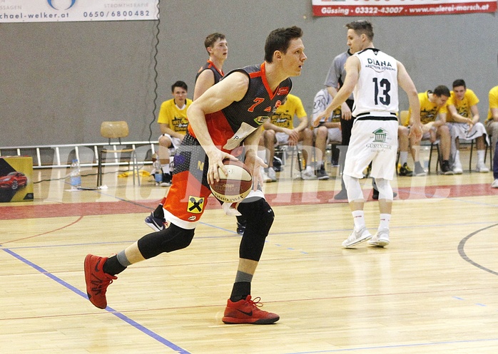 Basketball 2.Bundesliga 2017/18 Playoff VF Spiel 2 Jennersdorf Blackbirds vs UBC St. Pölten
