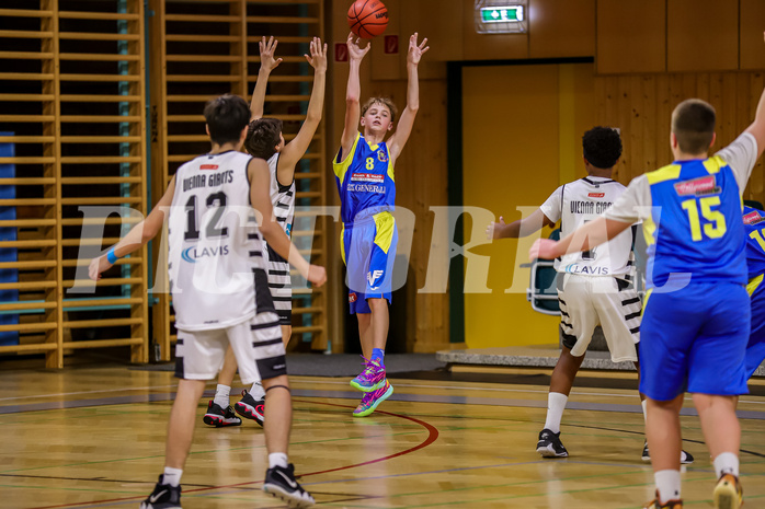 26.10.2024 Österreichischer Basketballverband 2024/25, SLMU14, Vienna Giants vs. SKN St. Pölten
