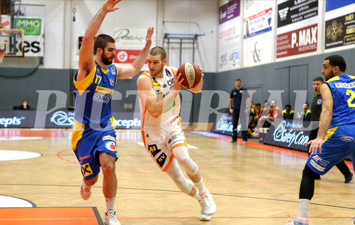 Basketball Superliga 2020/21, 5. Plazierungsrunde Klosterneuburg Dukes vs. SKN St.Pölten