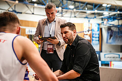 Basketball, bet-at-home Basketball Superliga 2020/21, Platzierungsrunde, 8. Runde, Oberwart Gunners, SKN St. Pölten, Horst Leitner (Coach)