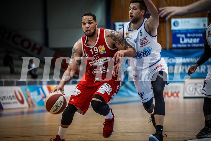 Basketball, ABL 2018/19, Playoff VF Spiel 2, Oberwart Gunners, BC Vienna, Jason Detrick (19)