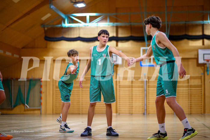 07.12.2024 Österreichischer Basketballverband 2024/25, SLMU14, Basket Flames WAT vs. KOS Celovec

