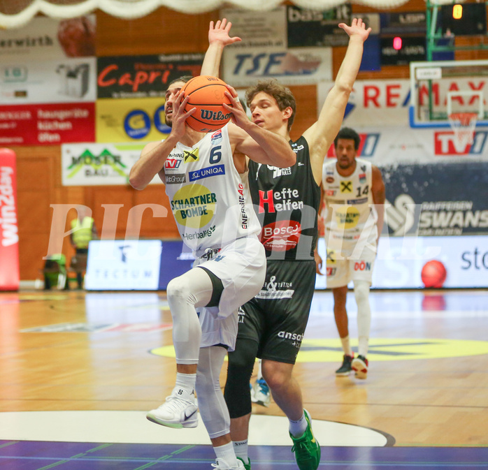 Basketball Superliga 2024/25, Grunddurchgang 17.Runde Gmunden Swans vs. Kapfenberg Bulls