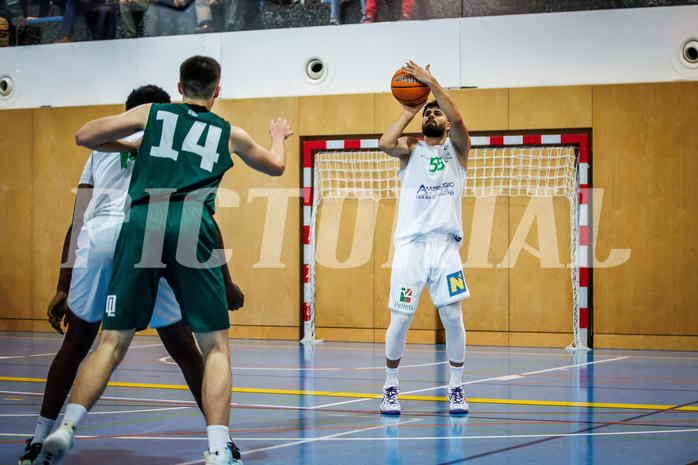 Basketball, Basketball Zweite Liga 2024/25, Grunddurchgang 7.Runde, UDW Alligators, Dornbirn Lions, Josip Valentic (55)