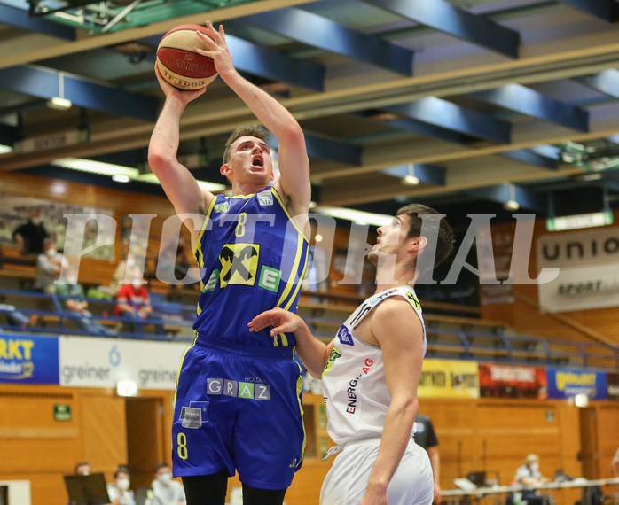 Basketball Superliga 2020/21, Viertelfinale Spiel 3 Gmunden Swans vs. UBSC Graz